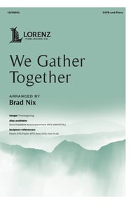 We Gather Together SATB choral sheet music cover Thumbnail